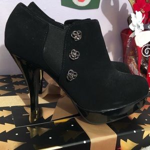 Black Ankle Boot Heel👠💖✨